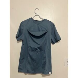 Lalabu Dad Shirt Babywearing Pouch Tee Blue Short Sleeve Mens Large